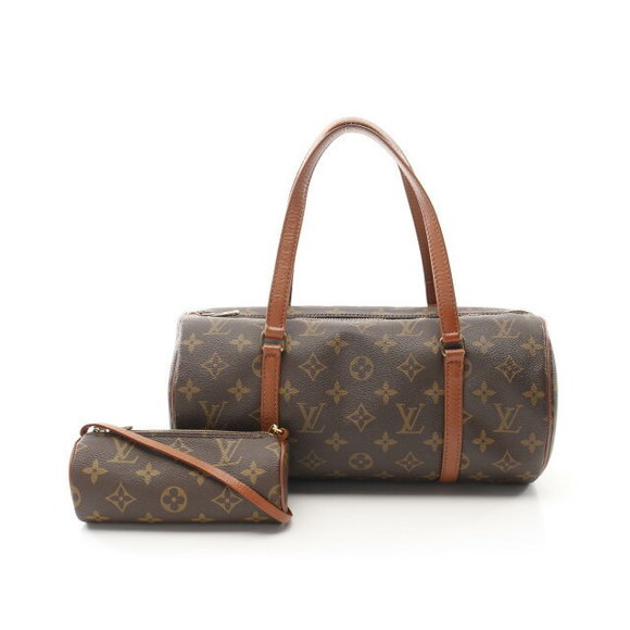 Louis Vuitton Handbags - Louis Vuitton Papillon Handbag Leather Monogram Brown